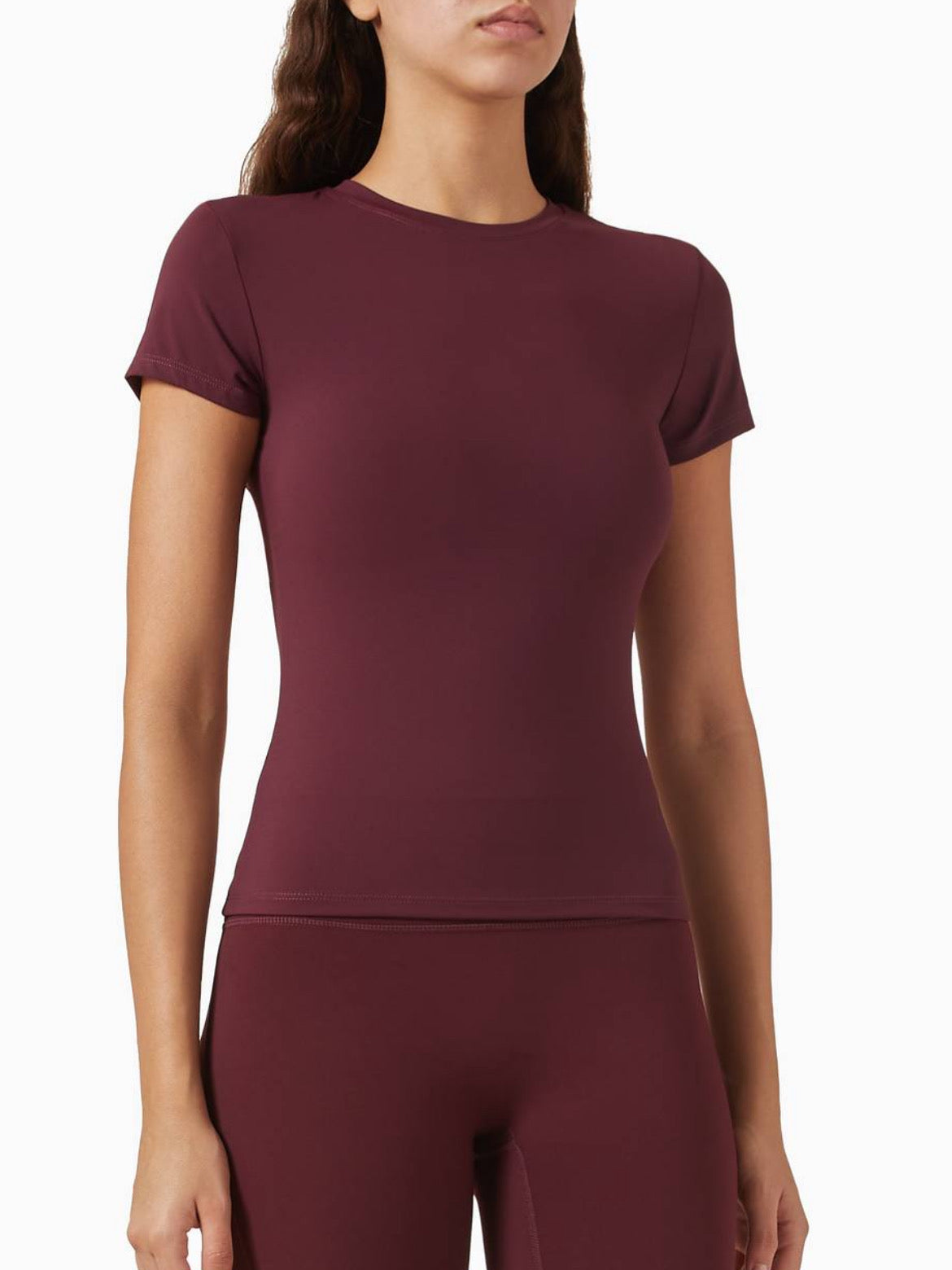 T-shirt burgundy